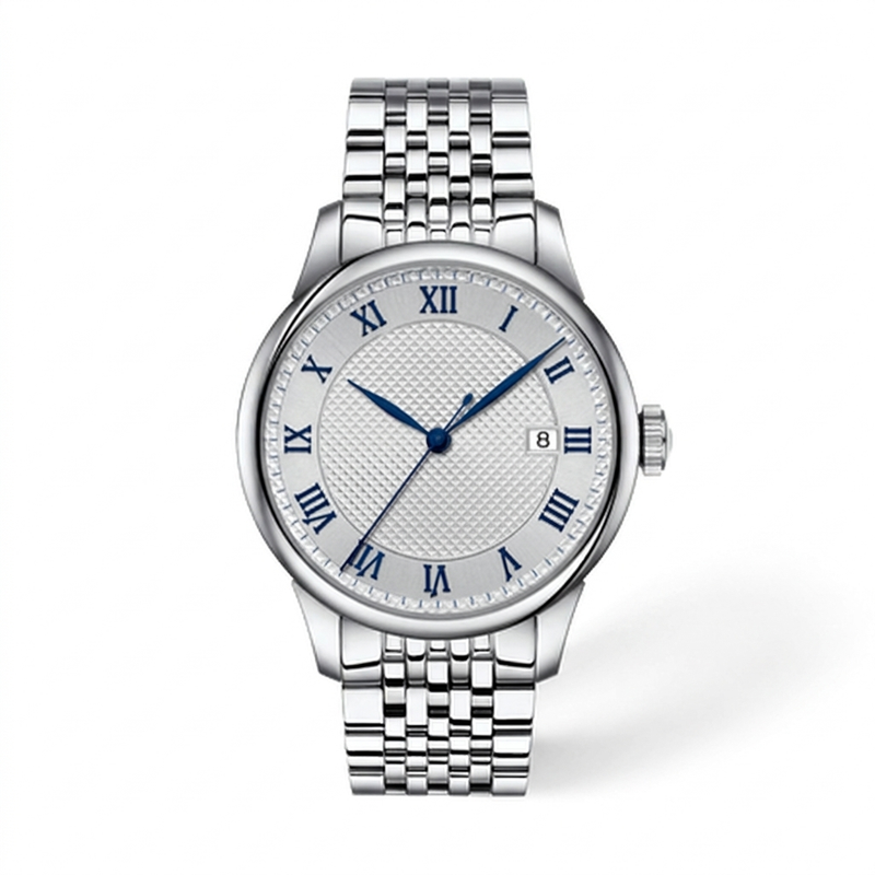 Silver Dial Automatic Watch — T-07