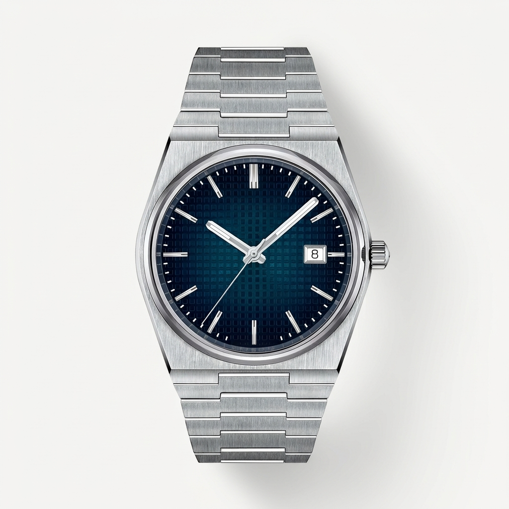 Blue Dial Automatic Watch — T-15